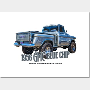 1956 GMC Blue Chip Series Stepside Pickup Truck Posters and Art